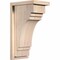 Ekena Millwork Pescadero Smooth Corbel w/Backplate, Douglas Fir, 7 1/2"W x 10"D x 18"H COR08X10X18PEC01SDF - alternate 1